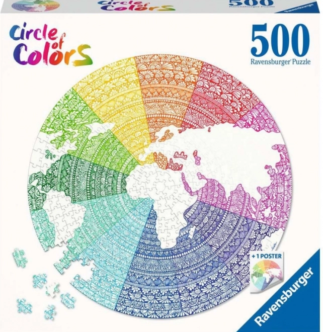 Ravensburger Puzzle Farbkreis Mandala 500 Teile