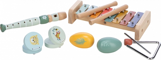 Set van kindermuziekinstrumenten