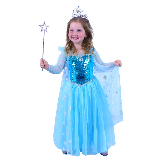 Kinderkostuum sneeuwprinses (M)