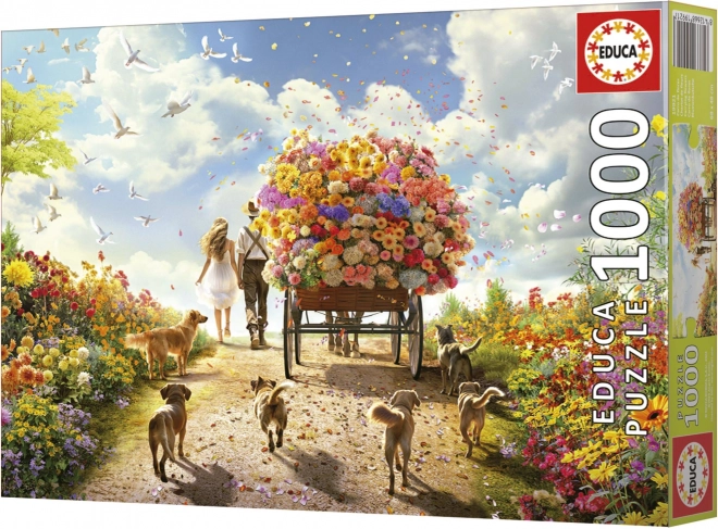 Educa puzzel Bloemenbezorging 1000 stukjes
