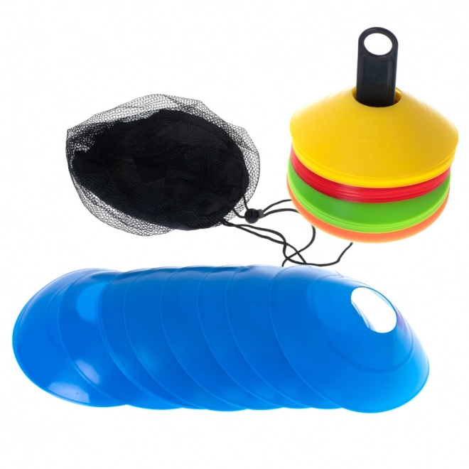 Trainingskegels in net - 50 stuks