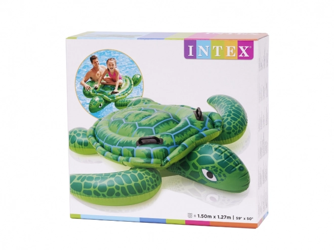Aufblasbare Matratze Schildkröte INTEX für Kinder mit Griffen 150cm