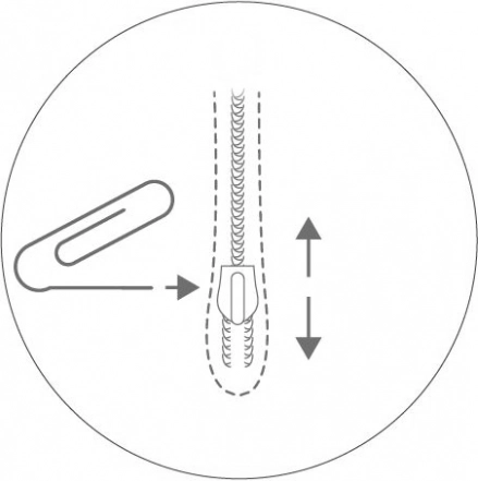 Easy zip operation