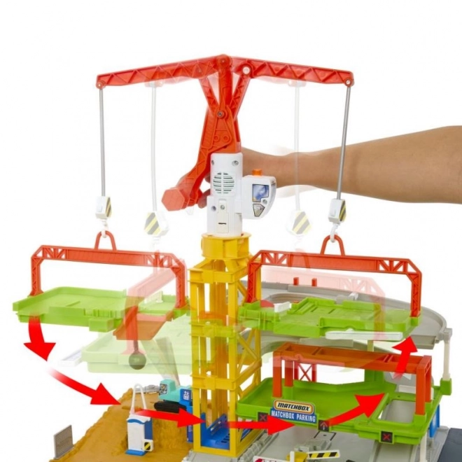 Matchbox Constructiezone met lichten en geluiden