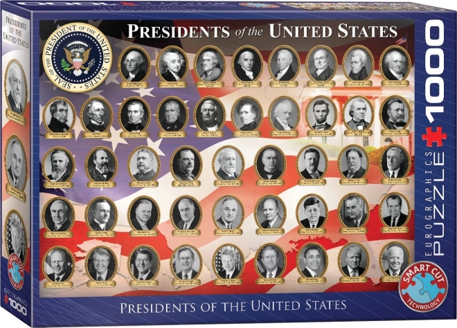 Puzzel Presidenten van de Verenigde Staten van Amerika 1000 stuks