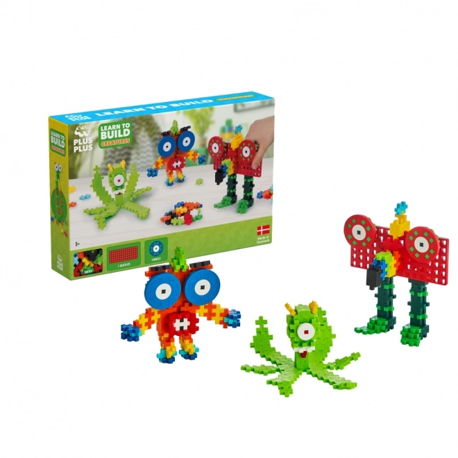 Plus-Plus Kreativset Lerne Monster Bauen