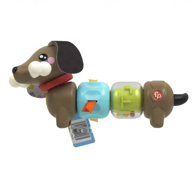 Fisher-Price Rattling and Clacking Dachshund Toy