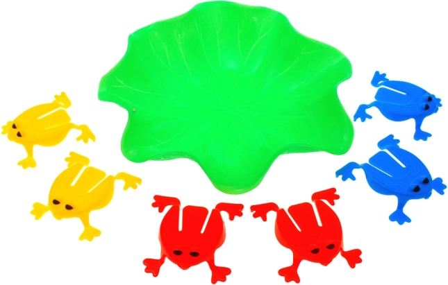 Grenouilles colorées et interactives