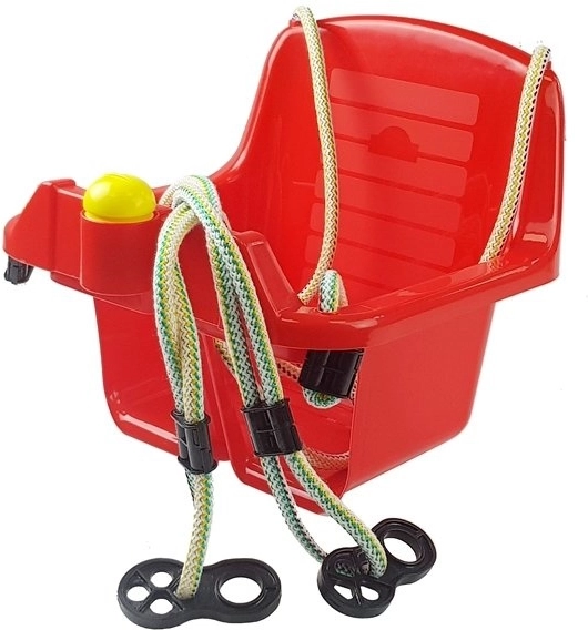 Red Bucket Swing for Children