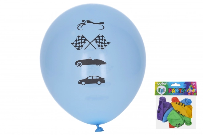 Ballon gonflable voiture 30 cm - 5 pièces