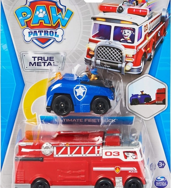 Paw Patrol Vehicle Set - Fire Truck and Chase