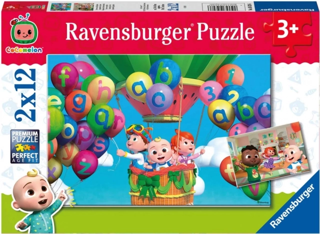Ravensburger puzzel Cocomelon 2×12 stukjes