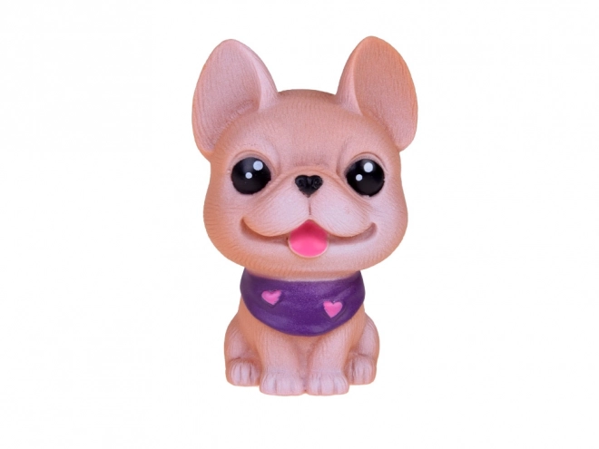Rubber Dog Figurines Set