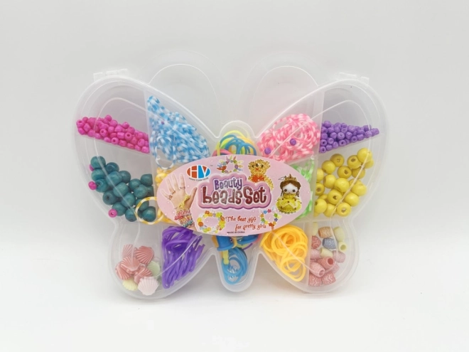 Set elastiekjes en kralen voor het maken van Loom Band-armbanden, 338 stuks