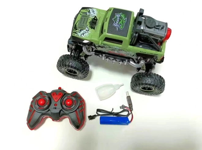 RC Car Rock Shark Green