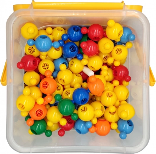 Storage box with lid and handle