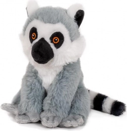 plush ring-tailed lemur sitting 15 cm
