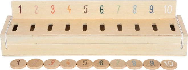 Kleine voet Plaatjes-inleg puzzel sorteren