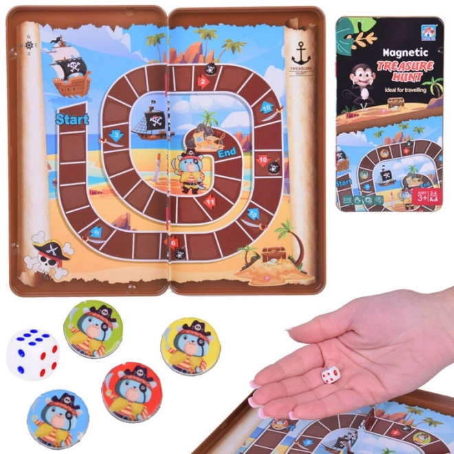 Magnetisches Spiel Schatzsuche Piraten