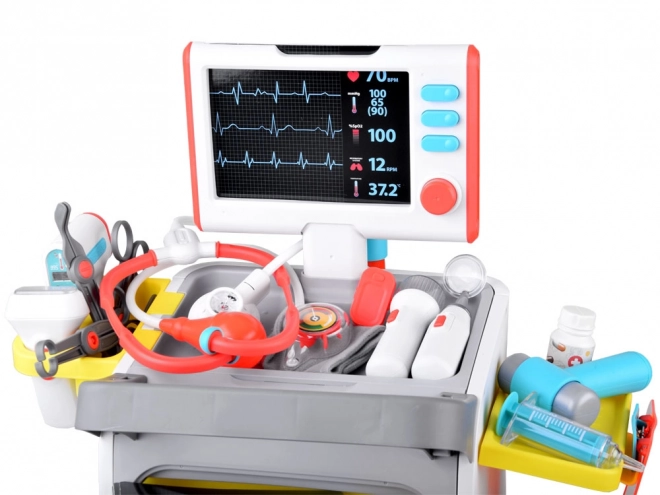 Medische set gezondheidscentrum kleine dokterswagen ZA4197