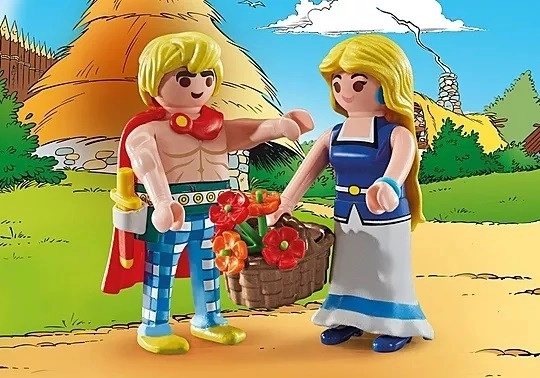 Set Asterix Tragikomik und Falbala