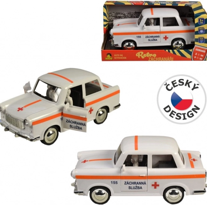 Retro ambulance met frictiemotor