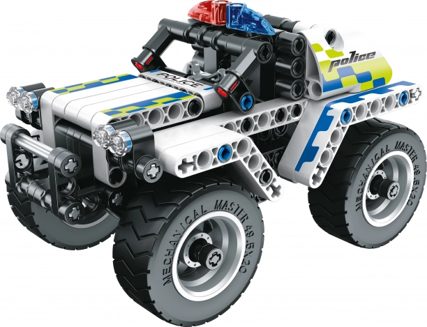 Police Car Building Set 16 cm