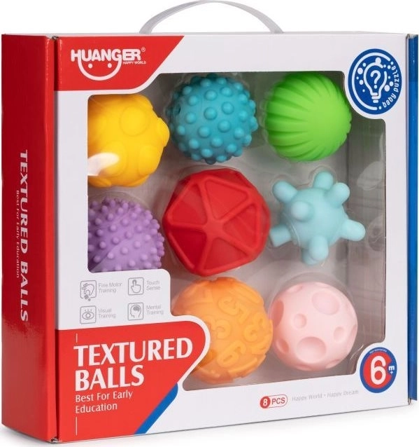 Ballons sensoriels pour les tout-petits ensemble de 8 pièces