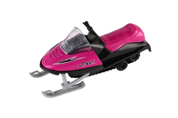 Toy snow scooter metal/plastic 13 cm, wind-up, 6 colors