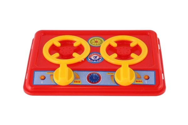 Set keukengerei met kookplaat