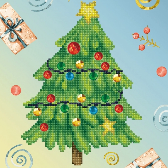 Vrolijke Kerstboom Diamond Dotz