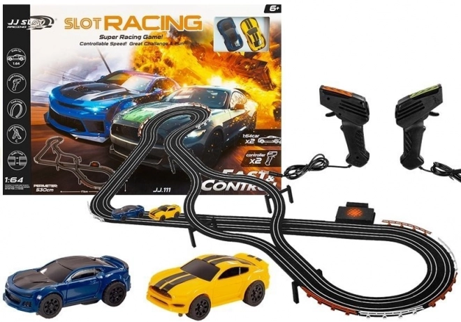 Racebaan 2 Auto's Slot Auto's 1:64