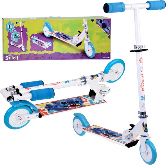 Folding Scooter Disney STITCH white for children up to 50 kg