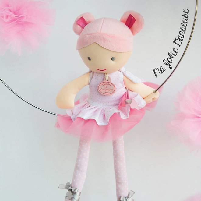 Doudou Jolijou Lily Rose Ballerina Doll 36 cm