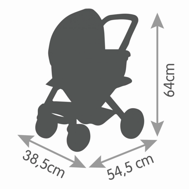 Poussette combinée Maxi Cosi pour poupées vert-gris