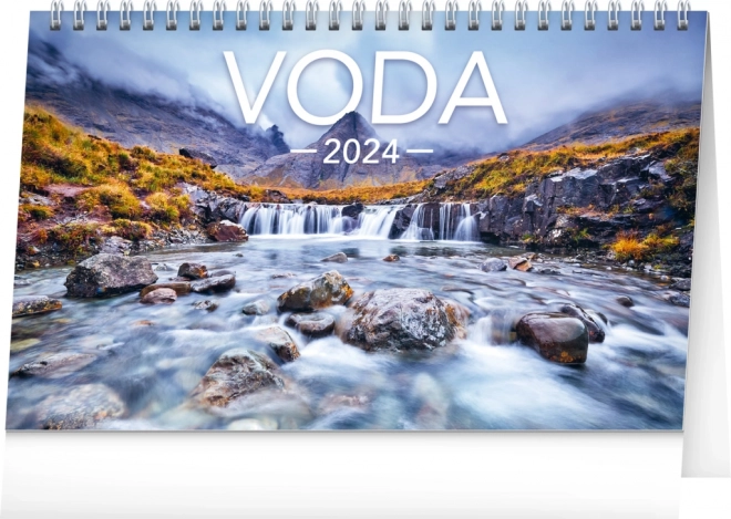 Bureaukalender Water CZ/SK 2024, 23,1 × 14,5 cm