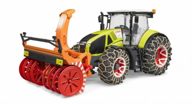 Bruder Traktor Class Axion 950 met sneeuwfrees