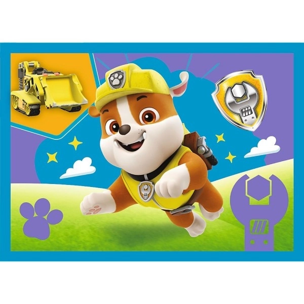 Puzzel 4in1 Rennende Honden Puppy Patrouille (Paw Patrol)
