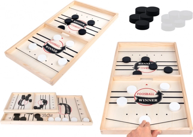 Houten snelheids-hockeyspel 36 cm
