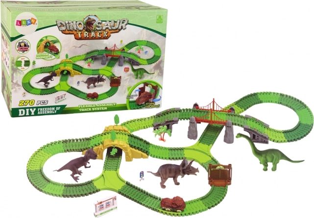 Dinosaur Track 270 Pieces with Accessories
