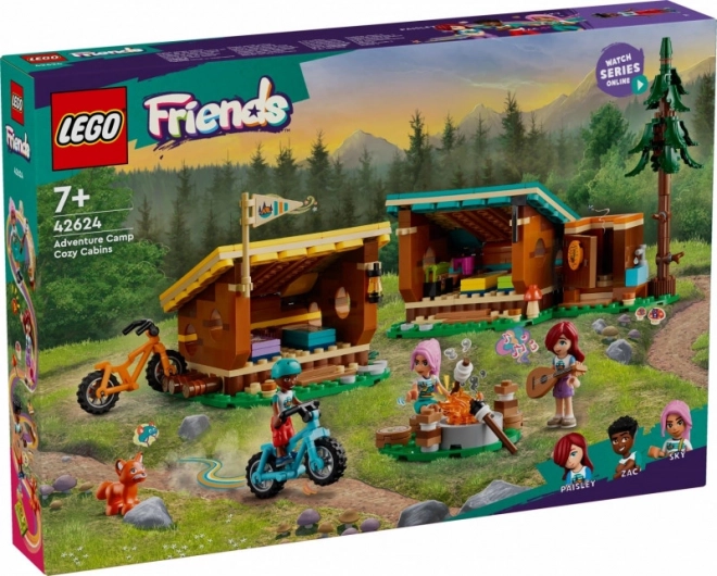LEGO Friends 42624 Gezellige hutjes op het avonturenkamp