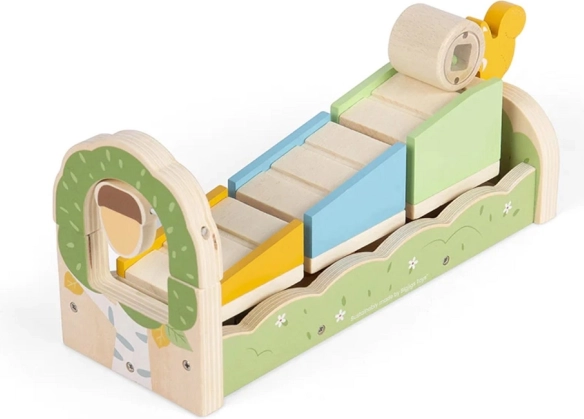Rampe motrice en bois avec écureuil Bigjigs Toys