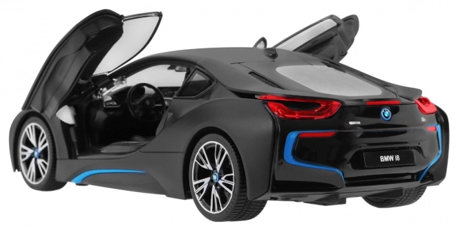 BMW i8 Black RASTAR 1:14 Remote Control Car + 2.4 GHz Remote Control