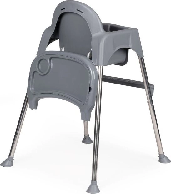 Hochstuhl für Kleinkinder 2in1 mit Tablett und Gurten