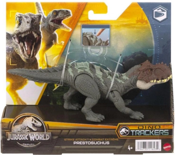 JURASSIC WORLD DINO TRACKERS dinosaur figure with attack mechanism