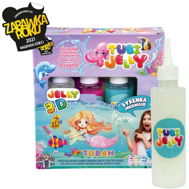 Sada Tubi Jelly 3 kleuren - Zeemeermin