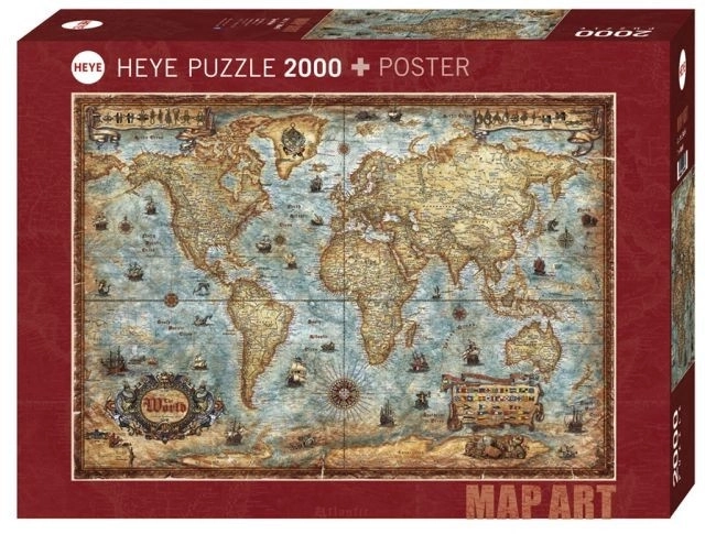 Puzzel 2000 delen Wereld