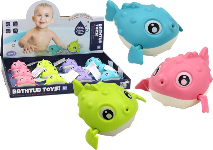 Jouet de bain à remonter avec poissons flottants