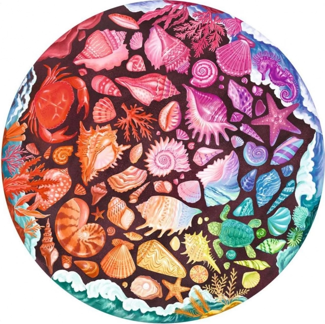 Puzzel kleurenpalet schelp 500 stukjes