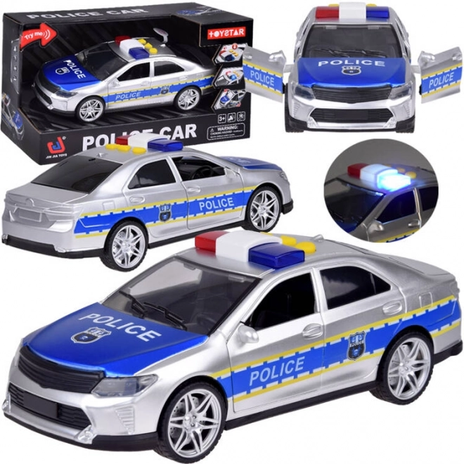 Voiture de police avec lumières et sons, portes ouvrantes